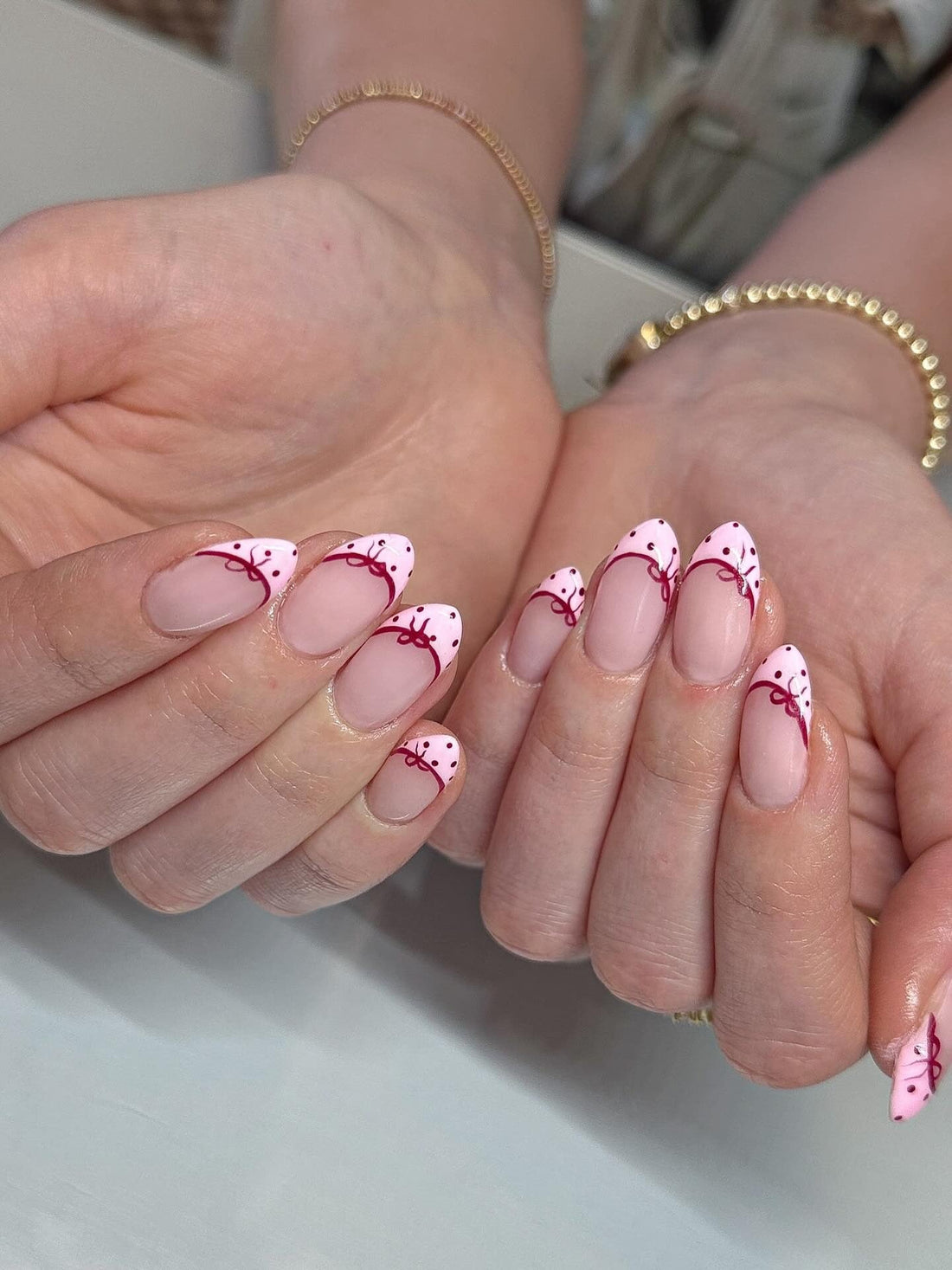 15 Pink Christmas Nail Ideas for 2026