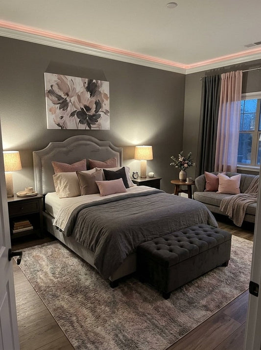 15 Must-See Pink and Grey Bedrooms for 2026