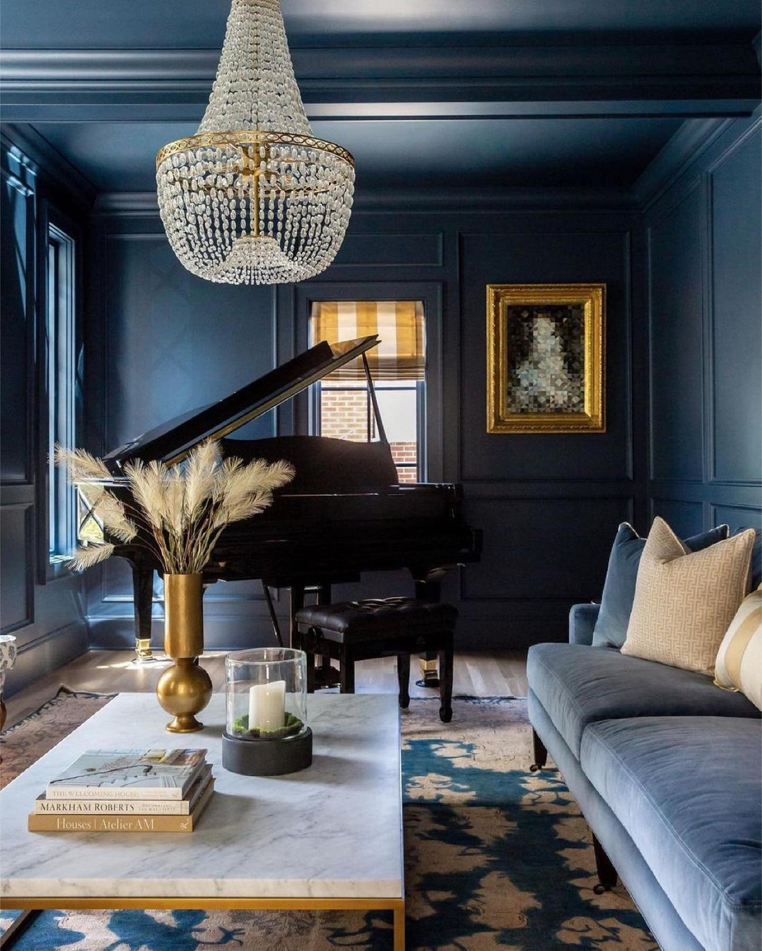 15 Blue Gold Living Room Ideas for 2026