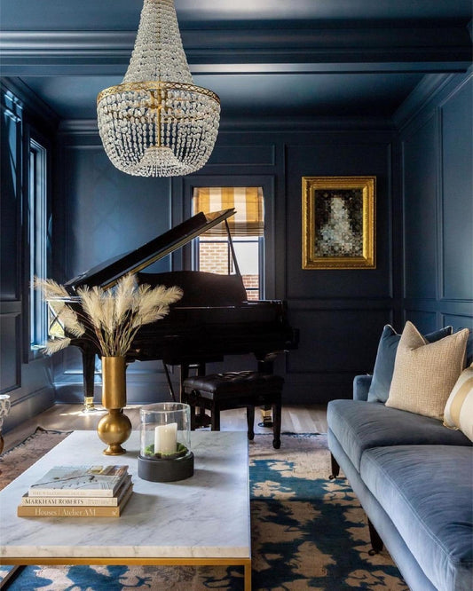 15 Blue Gold Living Room Ideas for 2026