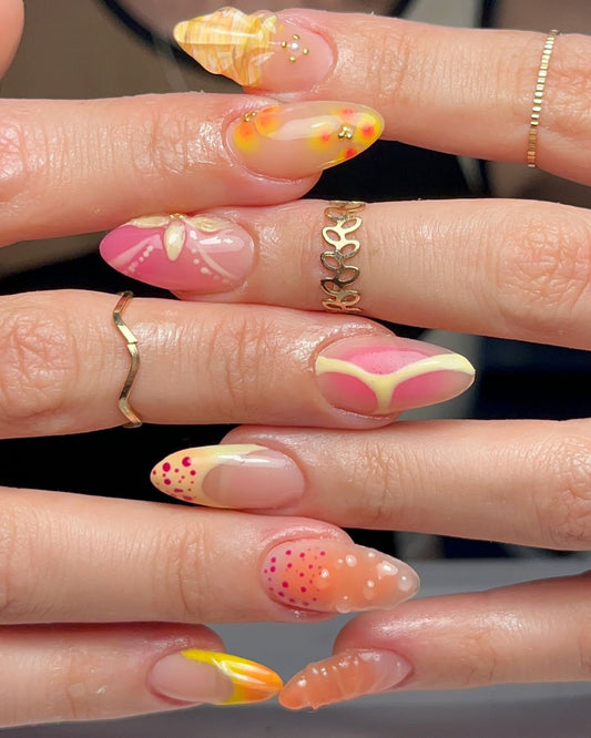 15 Best Sunset Nail Ideas for 2026