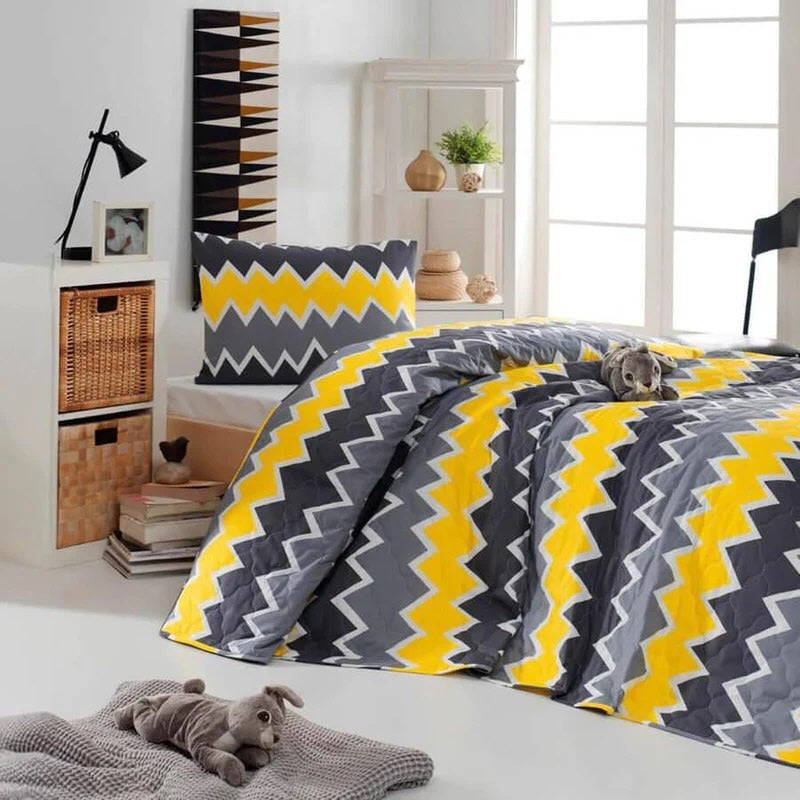 15 Fresh Yellow and Gray Bedroom Ideas 2026