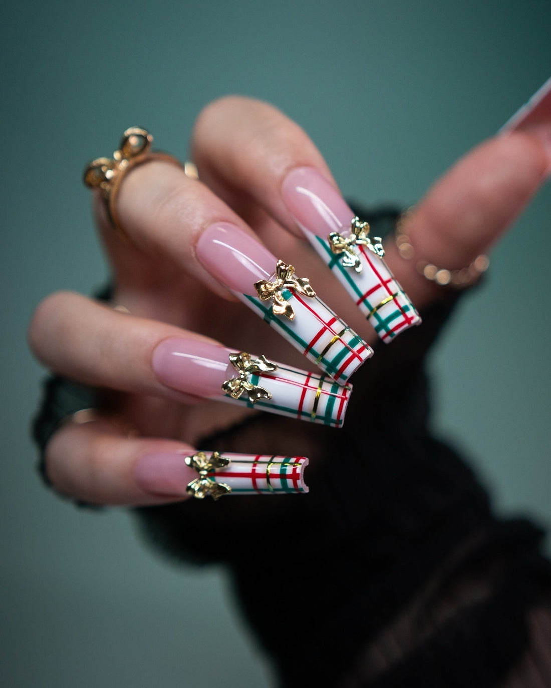 15 Christmas French Tip Nail Ideas to Try in 2026