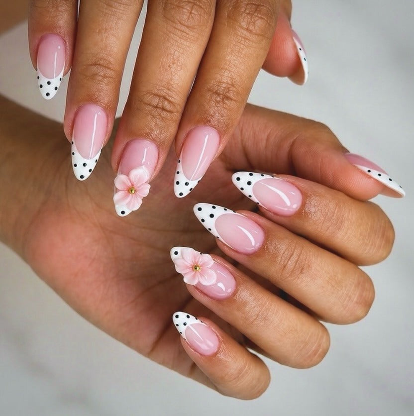 15 Best French Tip Nail Ideas With Flowers 2026