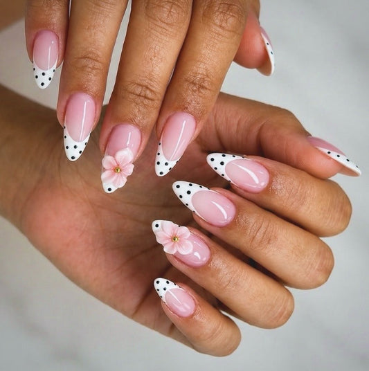 15 Best French Tip Nail Ideas With Flowers 2026