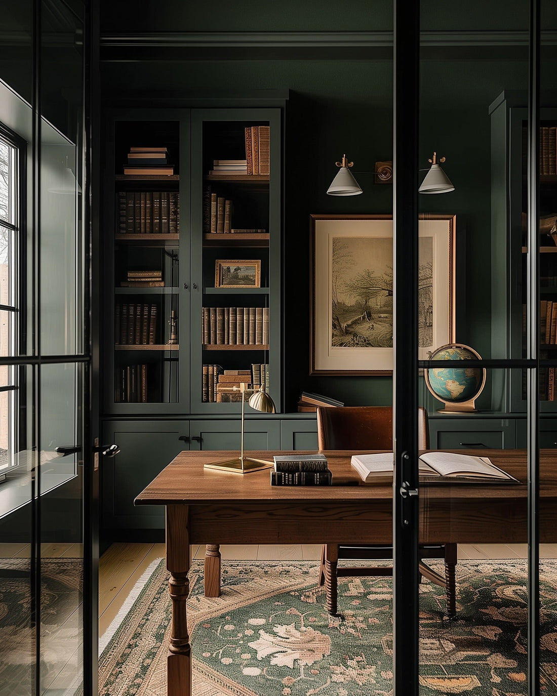 15 Timeless Dark Green Office Decor Concepts