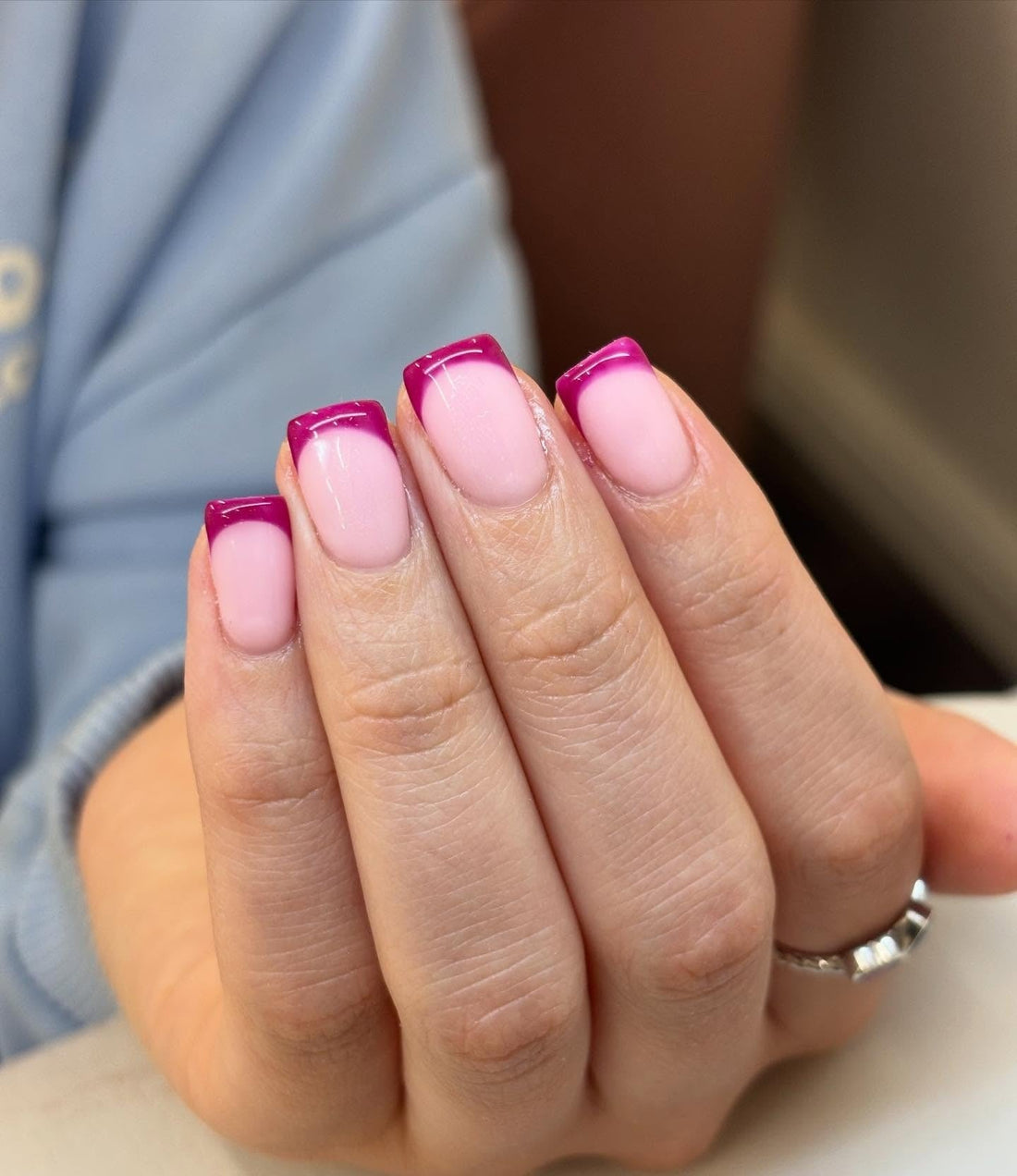 15 Must-See Purple French Tip Nail Ideas 2026