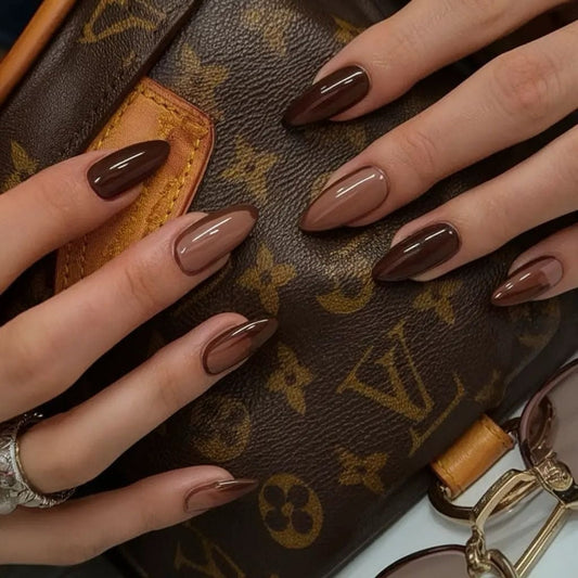 15 Brown Almond Nail Ideas to Try in 2026