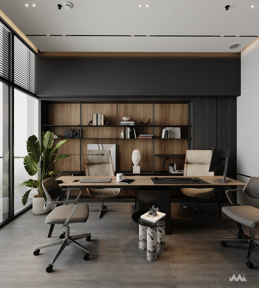 15 Powerful Black Office Ideas 2026