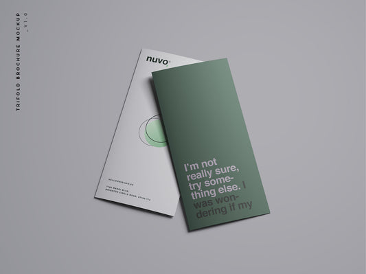 Free 16 Trifold Brochure Mockups