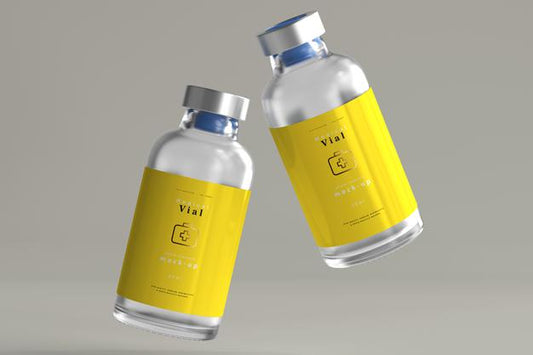 Free 25Ml Vial Bottle Mock Up Psd