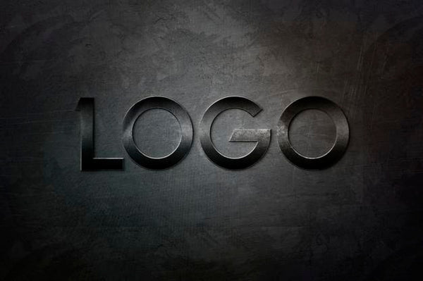 Free 3D Black Logo Mockup Psd