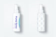 Free 4 Oz Pump Spray Bottle Mockup, Top View 02