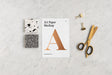 Free A4 Paper With Scissors Mockup