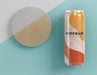 Free Abstract Can Packaging Concept Mock-Up Psd