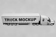 Free American Truck Mockup Psd