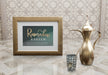 Free Arabic New Year Arrangement With Golden Teapot Psd