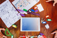 Free Architect Desk With Tablet Mockup Psd