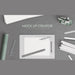 Free Architecture Office Desktop In Top View Psd