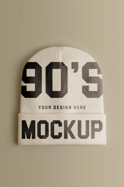 Free Beautiful Beanie Mockup Psd