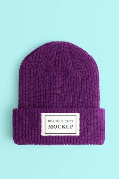 Free Beautiful Beanie Mockup Psd