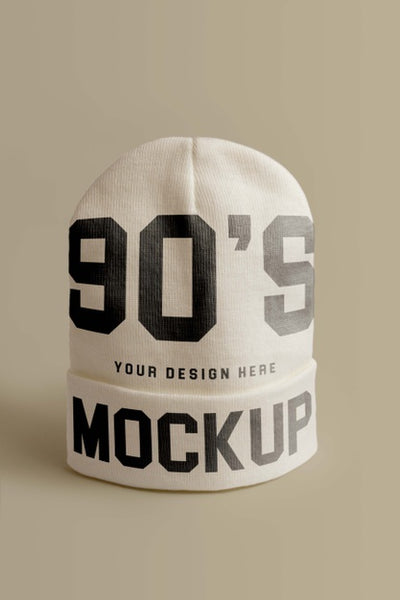 Free Beautiful Beanie Mockup Psd