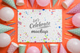 Free Beautiful Birthday Concept Mock-Up Psd