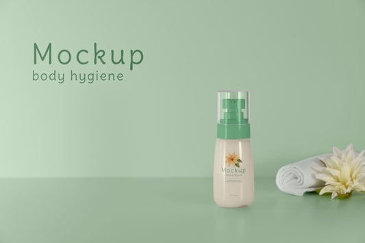 Free Beautiful Hygiene Product Packaging Mockup Psd