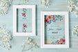 Free Beautiful Wedding Concept Mock-Up Psd