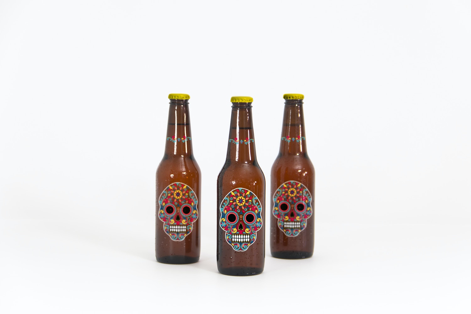 Free Beer Bottle Mockup