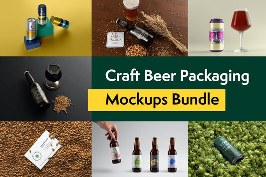 Free Beer Pad Branding Mockup