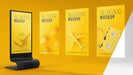 Free Billboard Studio Mock Up Psd