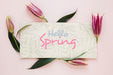 Free Blooming Flowers On Table Psd
