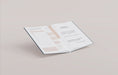 Free Book With Bookmark Design Mockup Psd