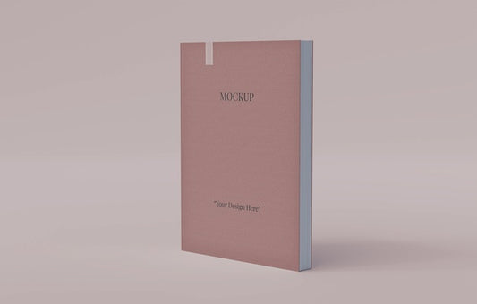 Free Book With Bookmark Design Mockup Psd