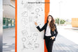Free Business Mockup With Woman Psd