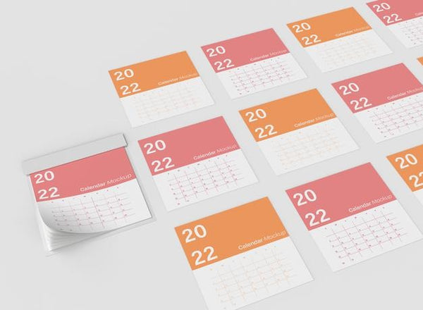 Free Calendar Mockup Psd