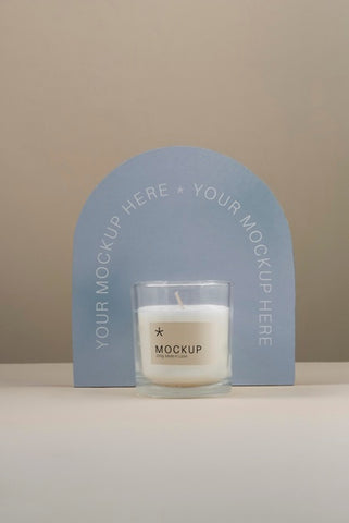 Free Candle Packaging Design Mockup Psd