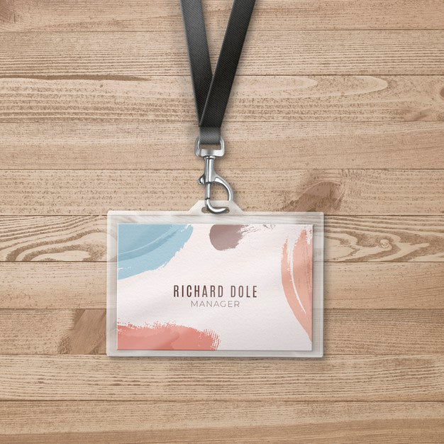 Free Cardholder Mockup For Id Card Psd