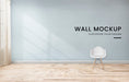 Free Chair In A Blue Room Psd