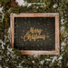 Free Christmas Mockup With Slate Psd
