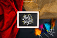 Free Christmas Mockup With Textile Psd