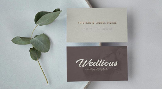 Free Classic Business Card Mockup Psd
