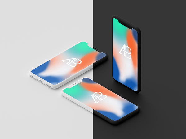 Free Clay Iphone X Mockup Vol.2