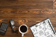 Free Clipboard Mockup With Office Elements Psd