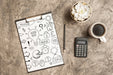 Free Clipboard Mockup With Office Elements Psd