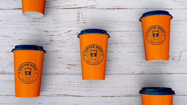 Free Coffee Cups Mockup Psd