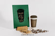 Free Coffee Mockup With Beans Psd
