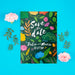 Free Colorful Card Mockup With Roses Psd