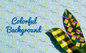 Free Colorful Drawing On Realistic Plant Psd